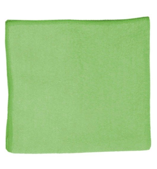Green microfiber cleaning cloth at Dhanya Speciality Hospital