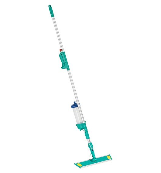Microfiber mop applicator handle used in hospital floor cleaning at Dhanya Speciality Hospital