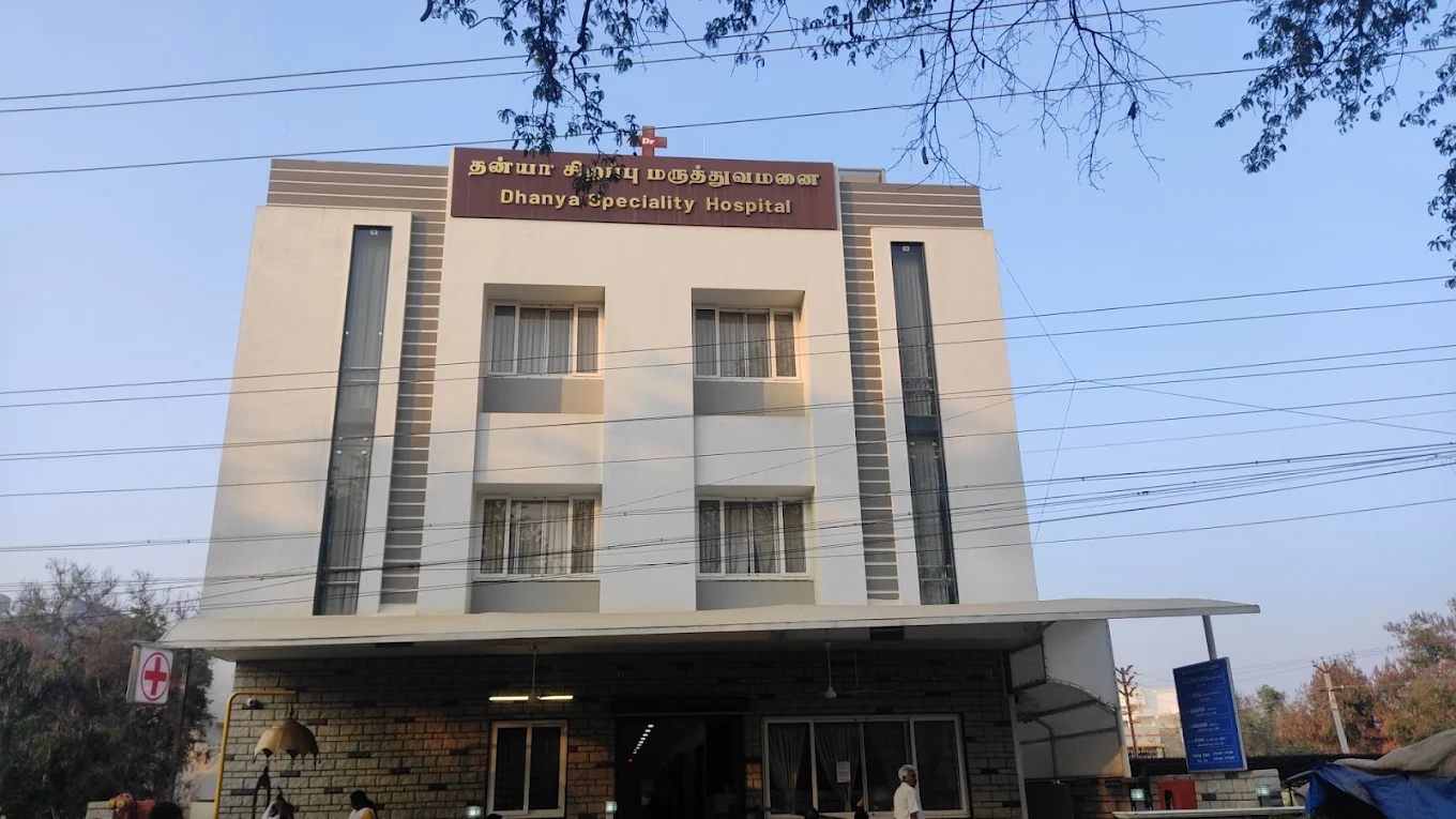 Dhanya Speciality Hospital building exterior view